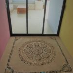 25.-Casa Lavanda - Roftop palapa entrance floor design